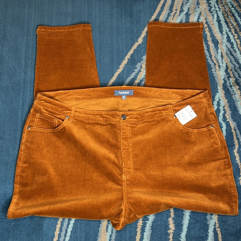 New ModCloth Teaching Ease Skinny Corduroy Pant Size 26 (Plus Size) - Picture 4 of 6
